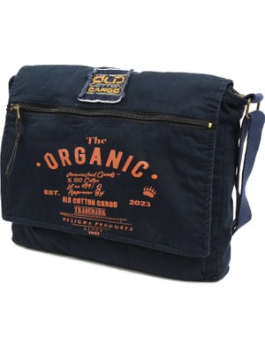 Old Cotton Cargo 8128 Mulater Salaş Kanvas Omuz Postacı Laptop Okul Seyahat Günlük Outdoor Vintage Yıkamalı Pamuk Kumaş Çanta