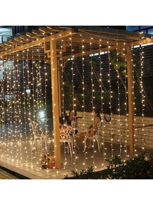 Mini Dünyam 2x2 Metre Saçaklı LED Perde Işık