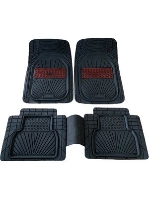 Gold Renault Megane 3 Sedan 4d Maxi Havuzlu Fade Kırmızı Oto Paspas