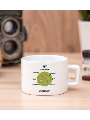 Hediye Dükkanı Kişiye Özel Yay Burcuna Hediye Fincan