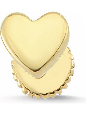 Altın Sepeti Altınsepeti Altın Kalpli Helix Piercing