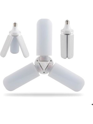 Cata 42W Pervane Ampul 3 Kanatlı Beyaz LED Ampul E27 Duy Tipi
