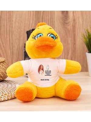 Hediye Dükkanı Kişiye Özel Az Önce Aşık Oldum Tasarım Esprili Peluş Civciv