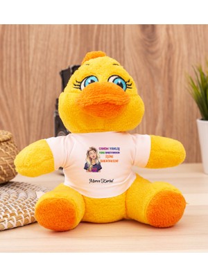 Hediye Dükkanı Kişiye Özel Işine Bakıcaksın Tasarım Esprili Peluş Civciv