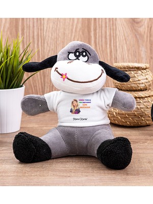 Hediye Dükkanı Kişiye Özel Işine Bakıcaksın Tasarım Esprili Peluş Eşek