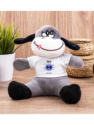 Hediye Dükkanı Kişiye Özel Ikizler Burcuna Hediye Peluş Eşek