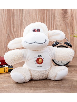 Hediye Dükkanı Kişiye Özel Başak Burcuna Hediye Peluş Koyun
