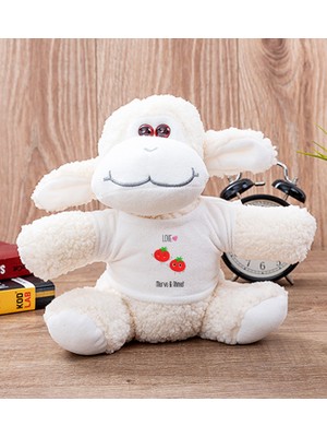 Hediye Dükkanı Kişiye Özel Sevimli Domatesler Peluş Koyun