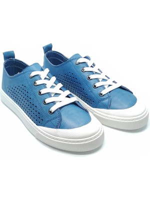 Janestt Kadın Mavi Sneakers 301-12104 37