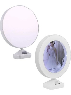 DEMPOWER Fotoğraflı LED Işıklı Sihirli Makyaj Aynası