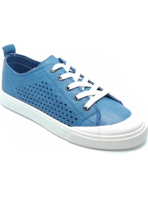 Janestt Kadın Mavi Sneakers 301-12104 37