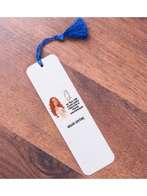 Hediye Dükkanı Kişiye Özel Az Önce Aşık Oldum Tasarım Esprili Kitap Ayracı