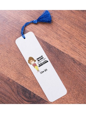 Hediye Dükkanı Kişiye Özel Maske Işi Iyi Oldu Tasarım Esprili Kitap Ayracı