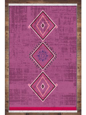 Soho Halı Karolar Iskandinav Desenli Yıkanabilir Kaymaz  Salon Halısı Dekoratif Kilim ARM-1203