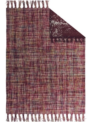 Soho Halı Otantik Vintage Desenli Çift Taraflı Yıkanabilir Saçaklı Uşak Dokuma Kilim BABIL-8017