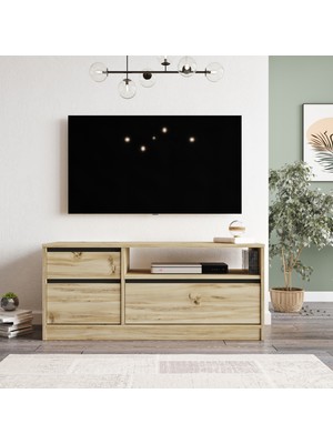 Yurudesign Luvio Tv Ünitesi Sehpası 120CM Keçe-Siyah Lv7-Kl