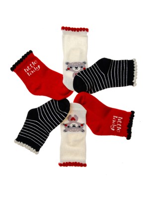 Step Kedi 3'lü Soket Çorap