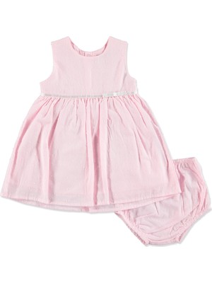 Hello Baby Yaz Kız Bebek Bebek Pıtırcık Desen Elbise Külot Takım