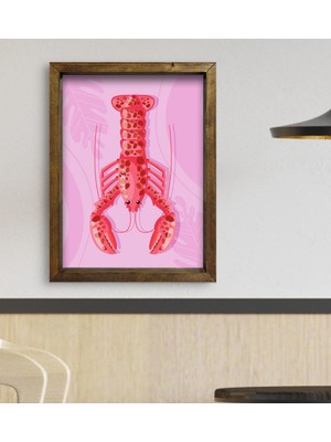 Bk Gift Cafe & Bar & Restaurant Konseptli Doğal Masif Ahşap Çerçeveli Tablo 45X65CM-51