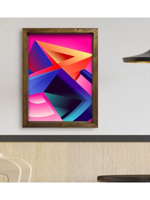 Bk Gift Cafe & Bar & Restaurant Konseptli Doğal Masif Ahşap Çerçeveli Tablo 45X65CM-19