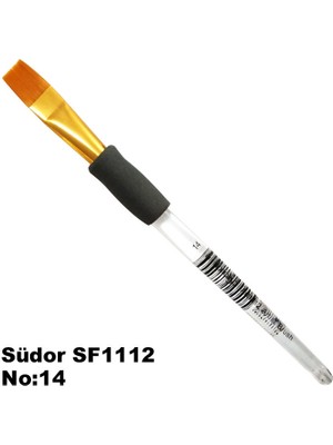 Südor SF1112 Seri Desen Düz Kesik Uçlu Fırça No 14
