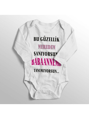 Limon Bu Güzellik Nereden Sanıyorsun Babaannemi Tanımıyorsun Baskılı Zıbın