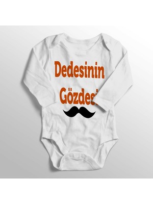 Limon Bebek Beyaz Dedesinin Gözdesi Yazısı Baskılı Body Zıbın