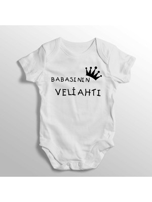 Limon Babasının Veliahtı Yazılı Baskılı Bebek Zıbını