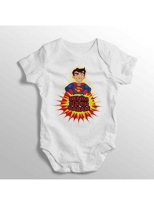 Limon Benim Süper Babam Baskılı Bebek Zıbını