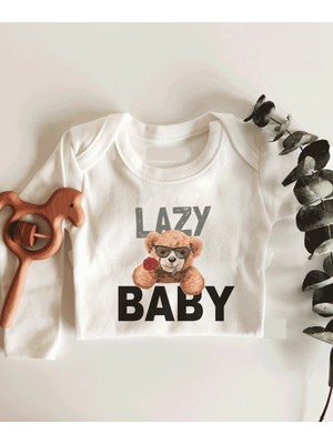Limon Lazy Baby Uzun Kol Çıtçıtlı Organik Bebek Body