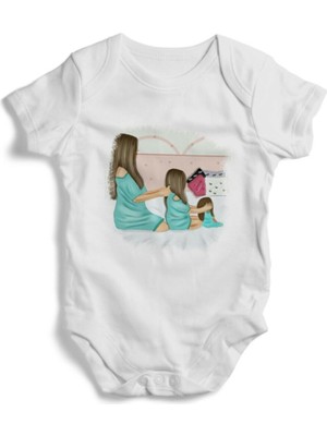 Limon Anne Bebek Baskılı Zıbın