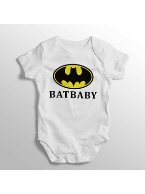 Limon Batbaby Yazılı Yazılı Baskılı Bebek Zıbını