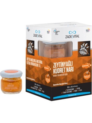 Zade Vital Zeytinyağlı Kudret Narı 20 Ml X 8 Cam Kavanoz