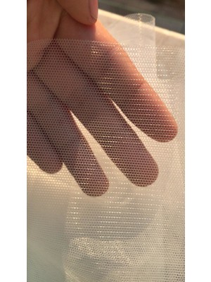 ACY Cibinlik Tül 100 cm x 150 cm Hazır Kesilmiş Kristal Perde Tülü,