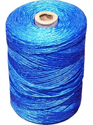 ACY STORE Plastik Paket Ipi 400 gr Mavi Naylon Uçurtma İpi Ambalaj ve Süs ipi