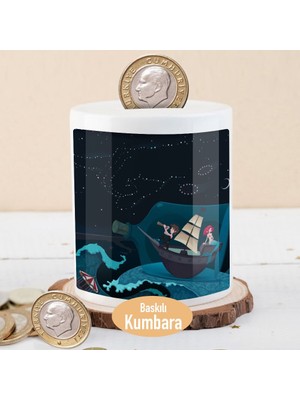Asilmeydan Şişe Içine Hapis Olmuş Gemi Baskılı Para Birikim KUMBARASI-318