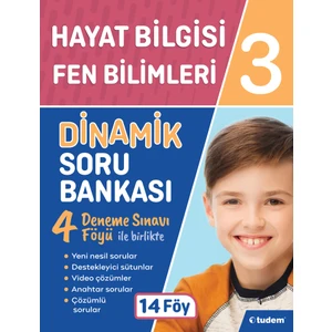 Tudem Yayınları  3. Sınıf Hayat Bilgisi - Fen Bilimleri Dinamik Soru Bankası