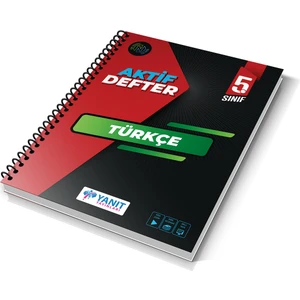 Yanıt Yayınları  5. Sınıf Aktif Defter Türkçe