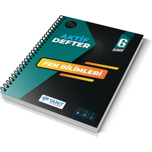 Yanıt Yayınları  6. Sınıf Aktif Defter Fen Bilimleri