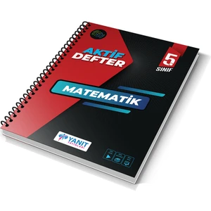 Yanıt Yayınları  5. Sınıf Aktif Defter Matematik