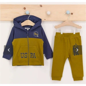 U.S. Polo Assn. Uzun Kollu 2'li Takım Erkek Bebek