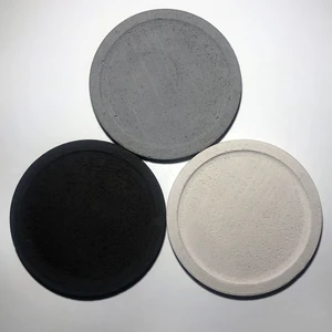 RocArt Home Beton Daire Bardak Altlığı (3'lü Set)