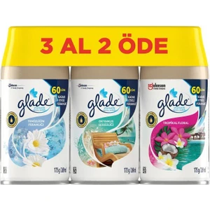 Otomatik Sprey Yedek  Tropikal Floral,okyanus Sessizliği,temizliğin Ferahlığı 269ML