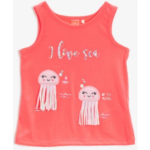 Sloganlı Atlet Pamuklu