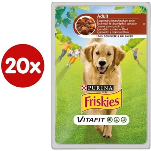 Kuzu Etli ve Havuçlu Yetişkin Köpek Maması 100 gr x 20