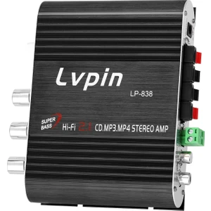 Hıfı Ses Stereo Güç Amplifikatörü Subwoofer Bas Kontrolü Araba Radyosu  (Yurt Dışından)