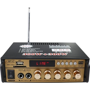 Mini 2ch LCD Bas Kontrolü Hıfı Ses Stereo Güç Amplifikatörü Bt Fm  (Yurt Dışından)