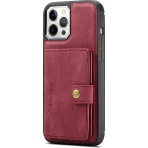 iPhone 13 Pro (6,1 Inç) ile Uyumlu Ayrılabilir Manyetik Adsorpsiyon Kart Yuvası Kickstand Telefon Kılıfı  (Yurt Dışından)