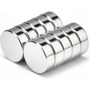 Mıknatıs AVM 8x3 mm Neodyum Mıknatıs Disk Yuvarlak Çap 8 mm - Kalınlık 3 mm (10 Adet Set)