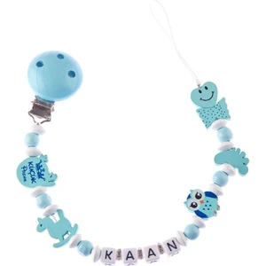 Sahi Aksesuar Isimli Emzik Zinciri - Emzik Askısı - Bebek Hediyesi BEZ106